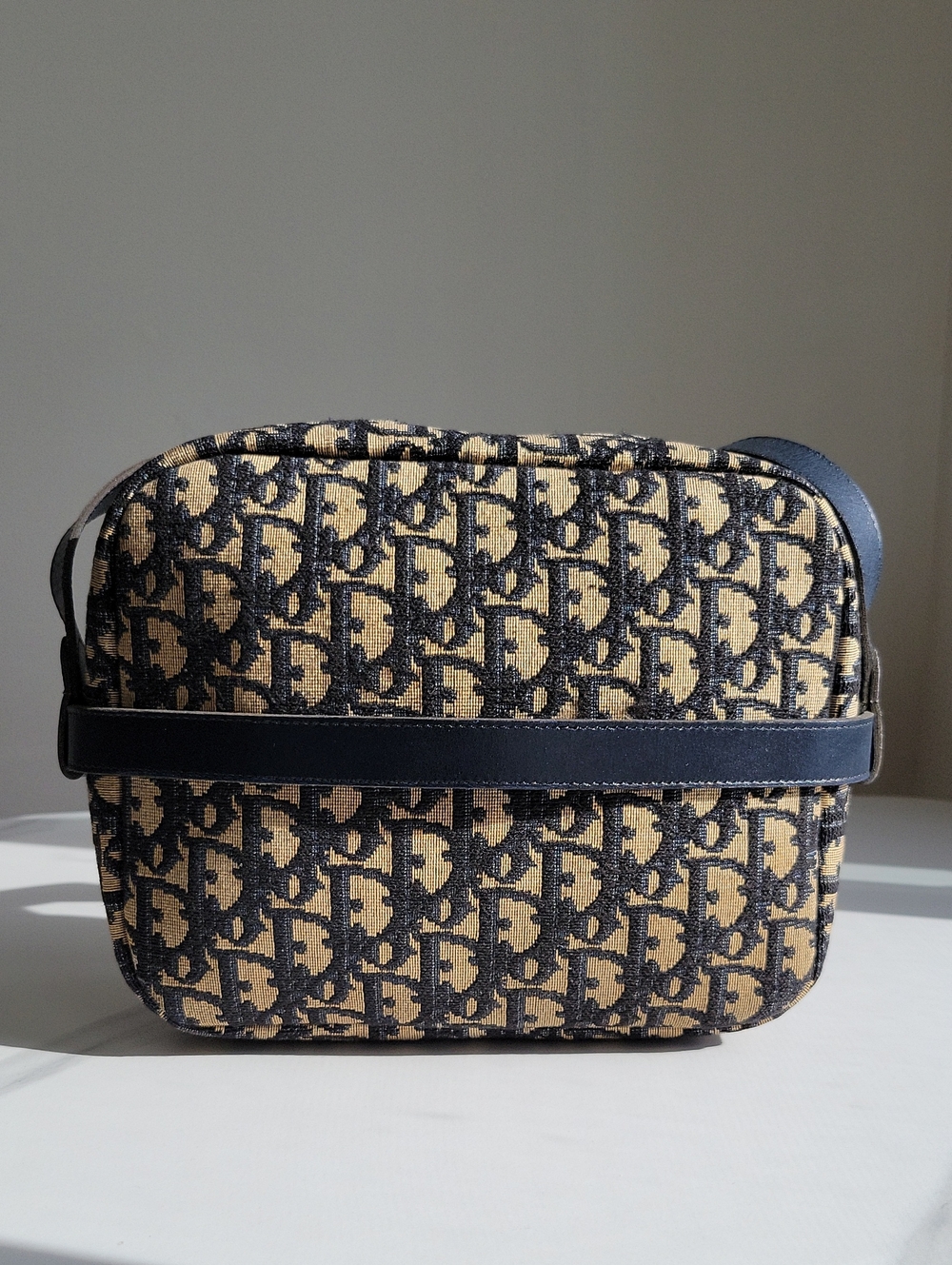 Vintage Christian Dior Oblique Jacquard Shoulder Bag - Picture 3 of 16
